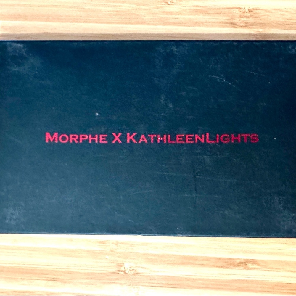 Morphe x KathleenLights Black and Red Palette